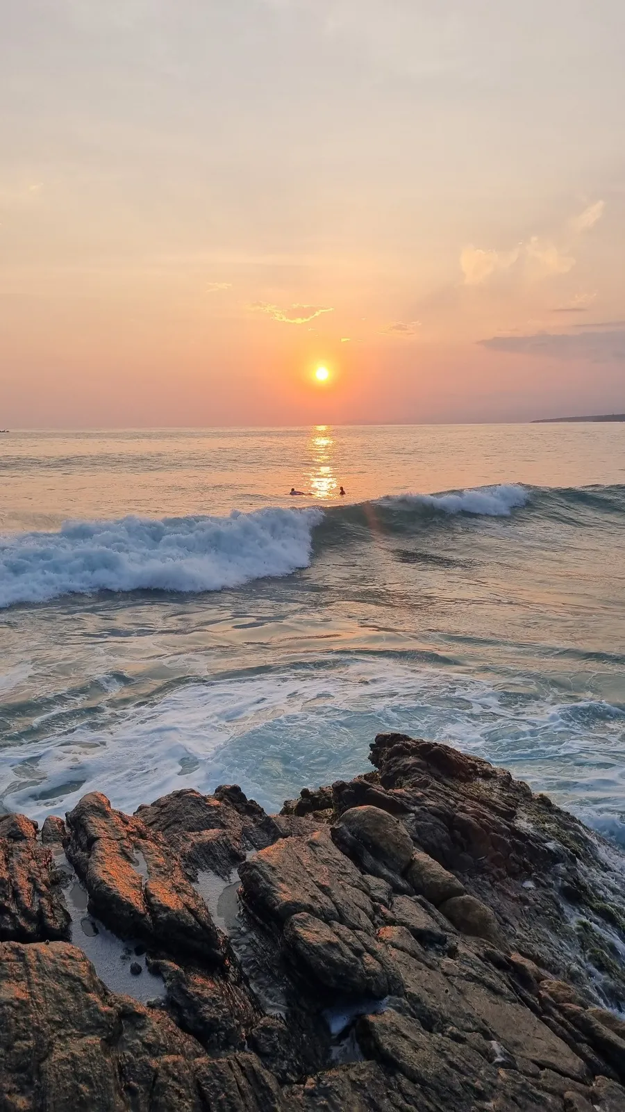Atardecer en la playa de La Punta